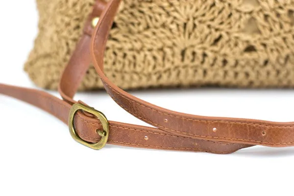 Adorable Fashion Woven Straw Bag Backpack