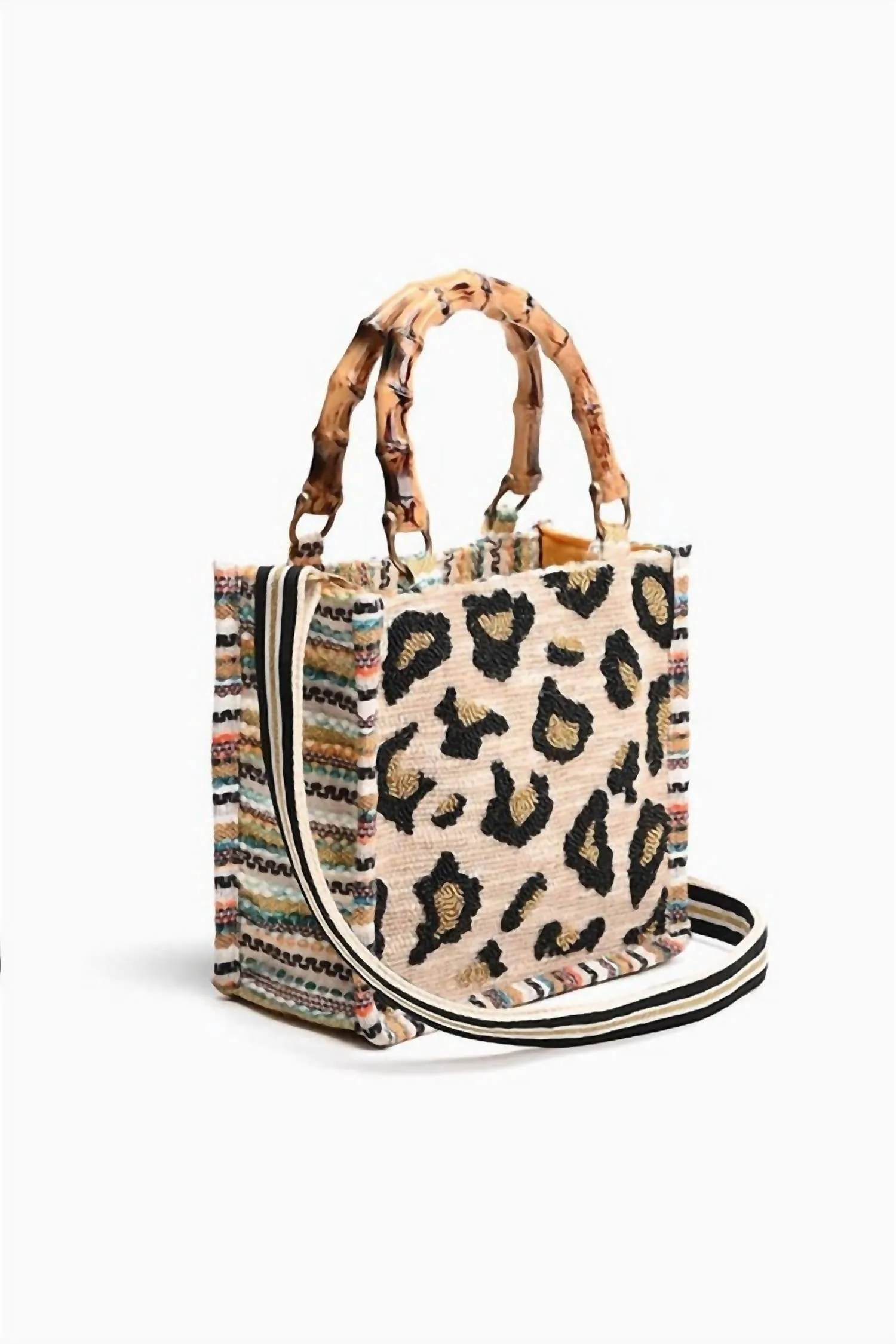 America & Beyond - Women's Luxe Leopard Handbag