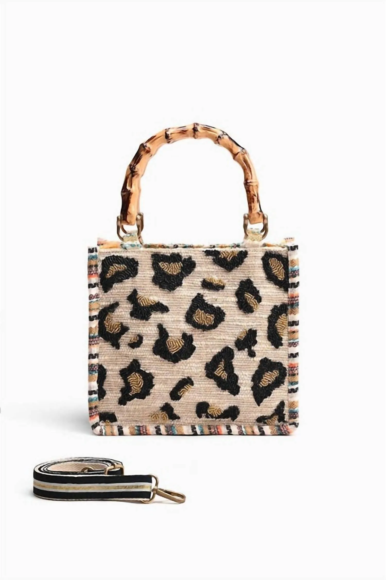 America & Beyond - Women's Luxe Leopard Handbag