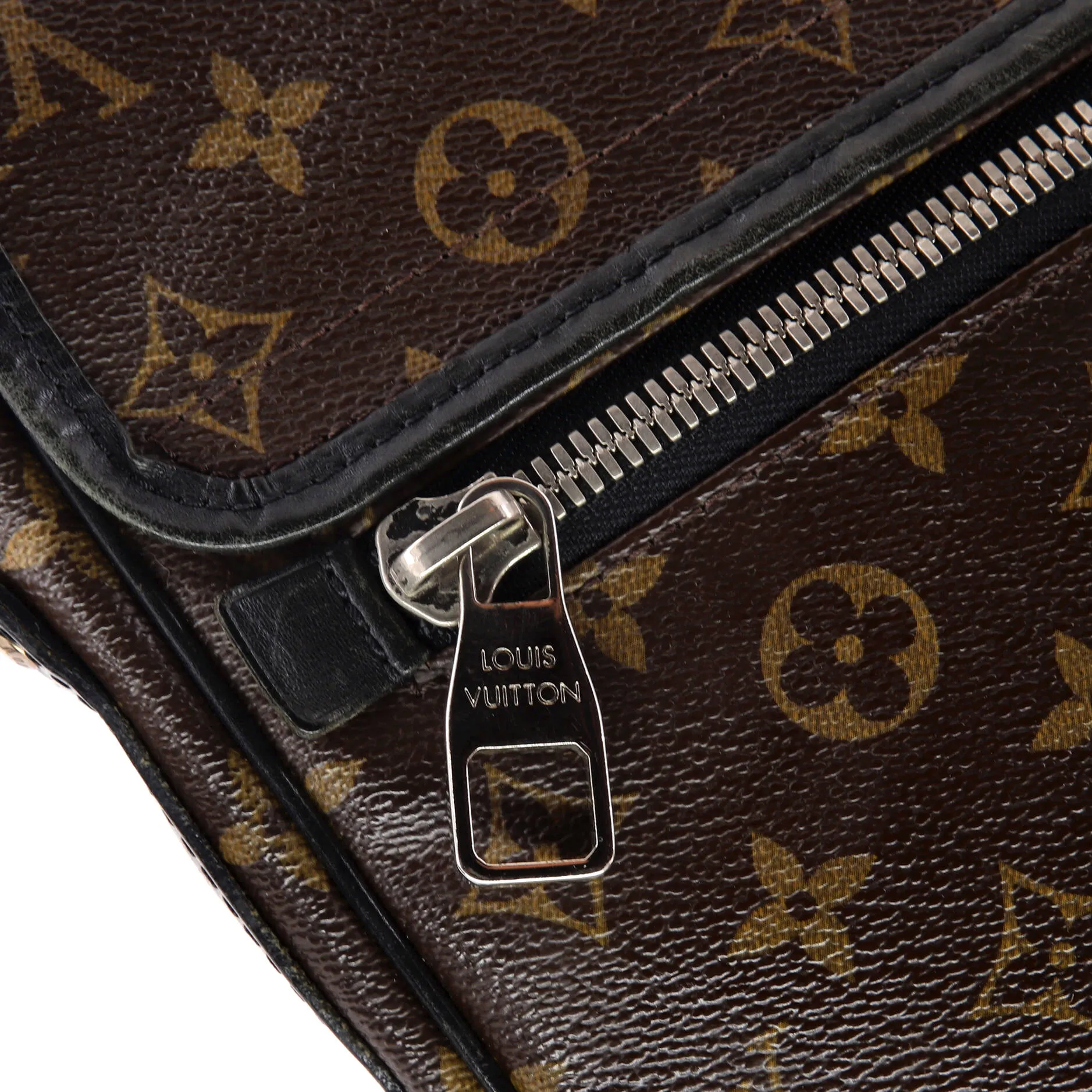 Bass Messenger Bag Macassar Monogram Canvas MM