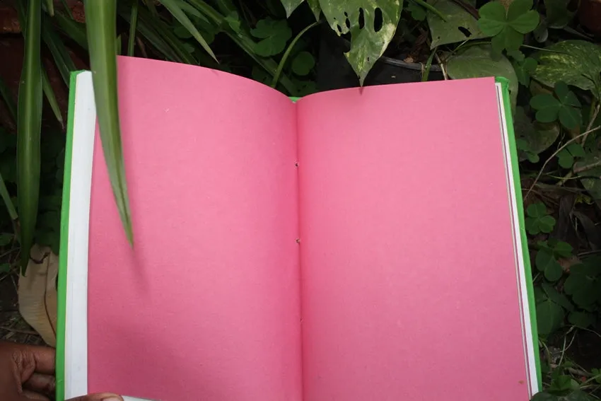 Block printed cloth cover Diaries (7"x9.5")