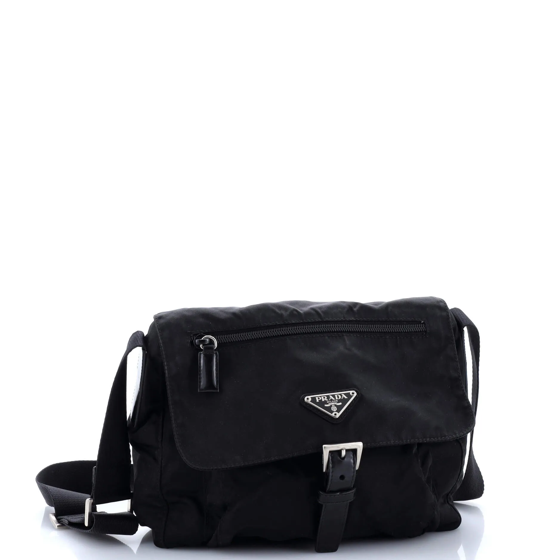 Buckle Messenger Bag Tessuto Small