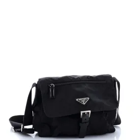Buckle Messenger Bag Tessuto Small