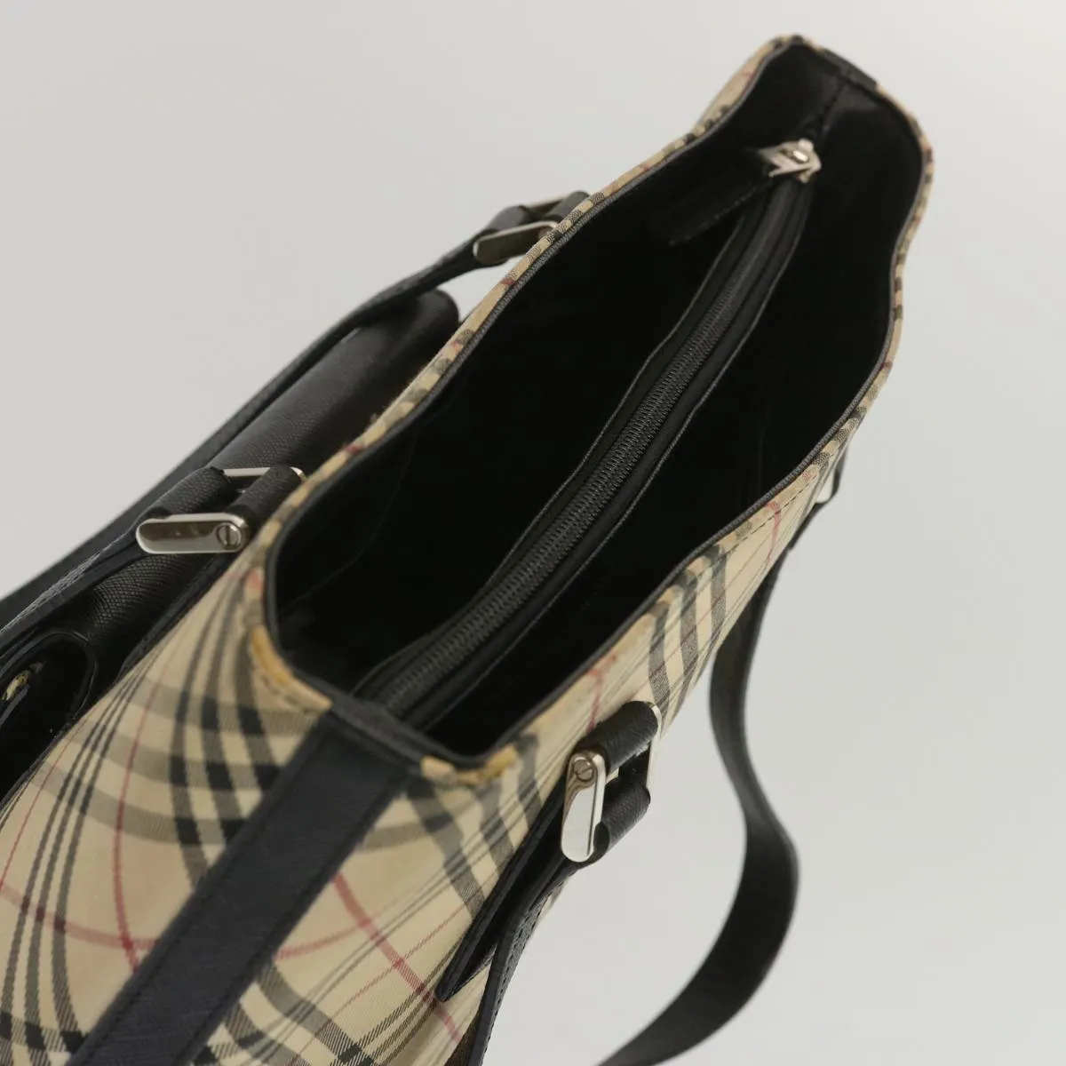 BURBERRY Check Link Shoulder Bag