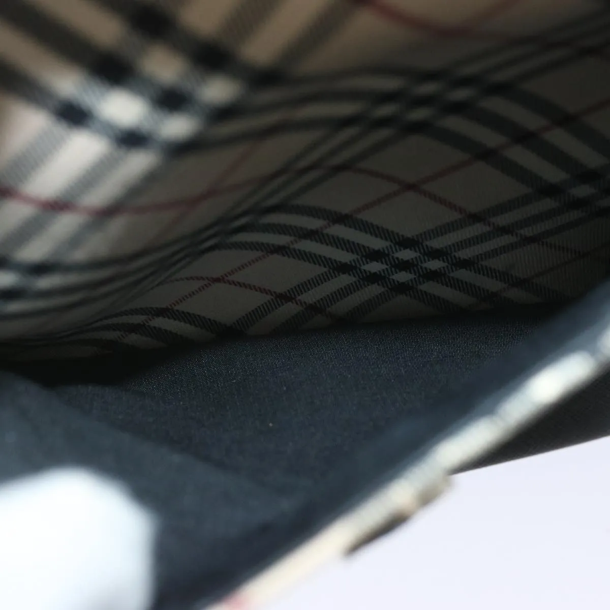 BURBERRY Check Link Shoulder Bag