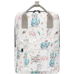 Cartoon Animal Printed Backpacks Travel School College Bag for Girls Boys Teens