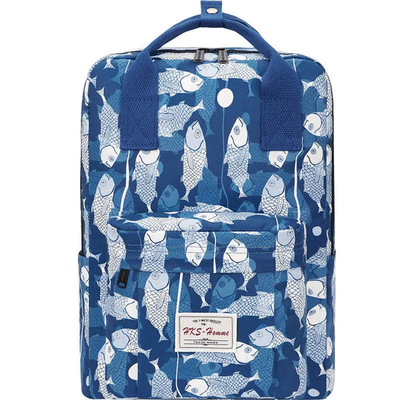 Cartoon Animal Printed Backpacks Travel School College Bag for Girls Boys Teens
