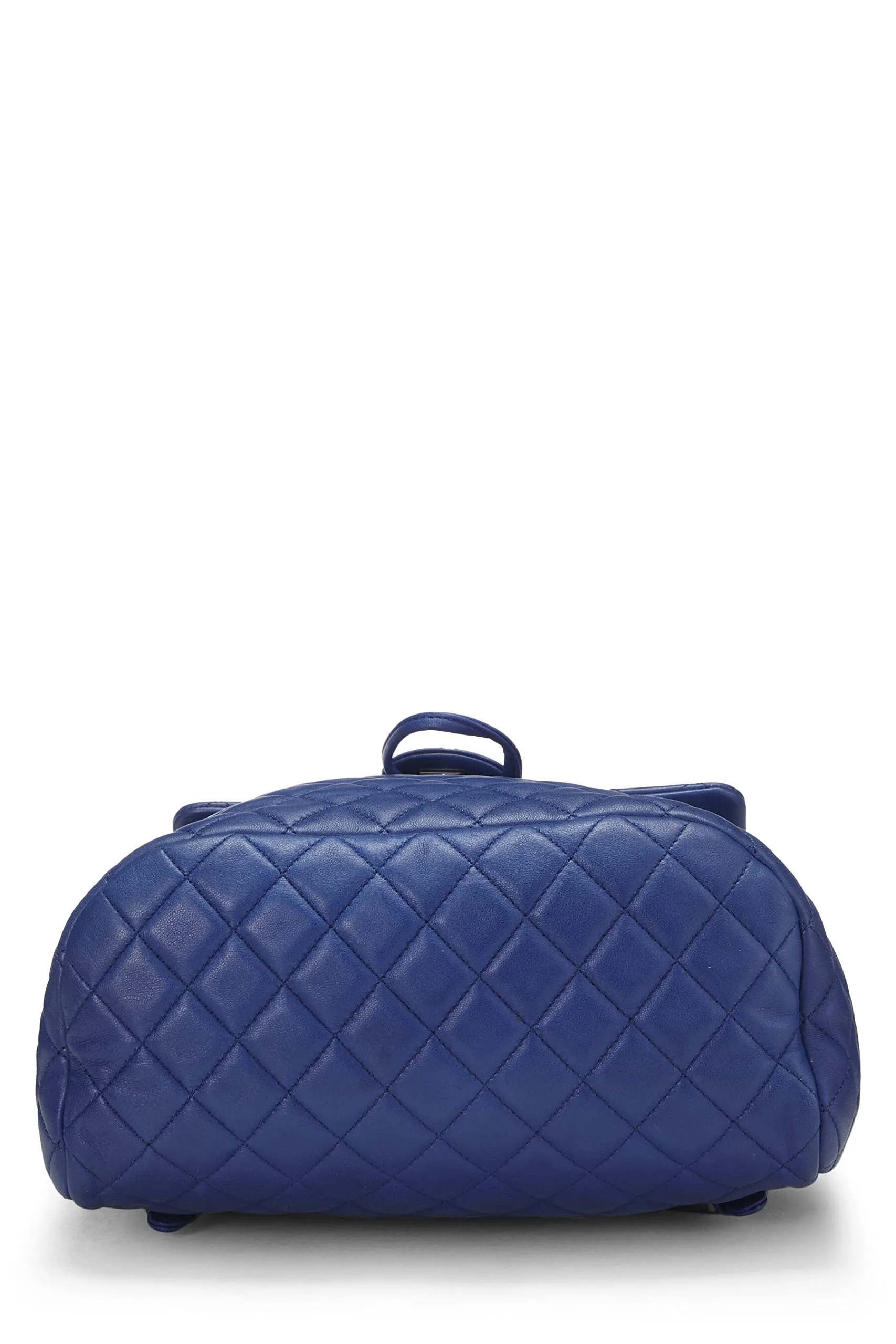 Chanel,  Blue Quilted Lambskin Urban Spirit Backpack Small, Navy