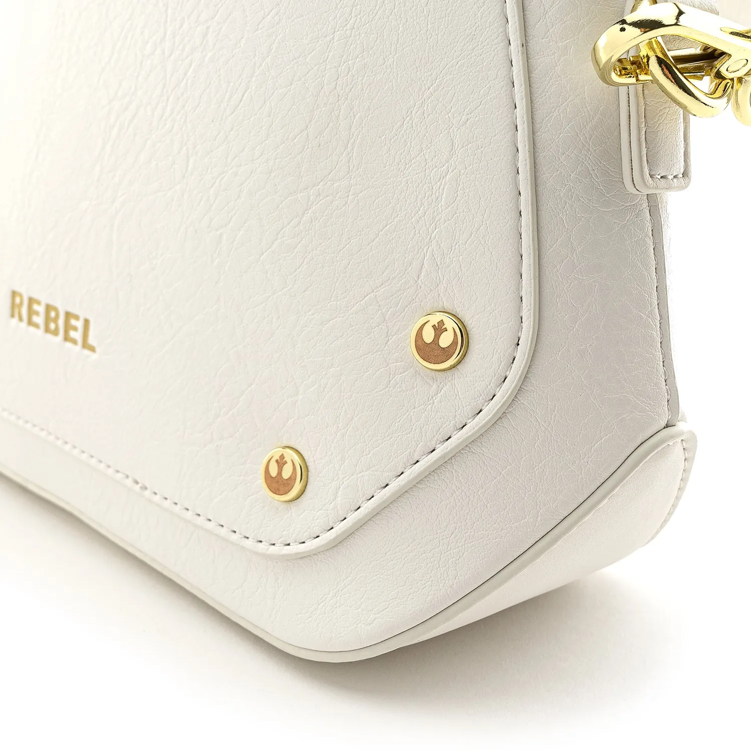 Loungefly x Star Wars Gold Rebel Handle Crossbody Bag