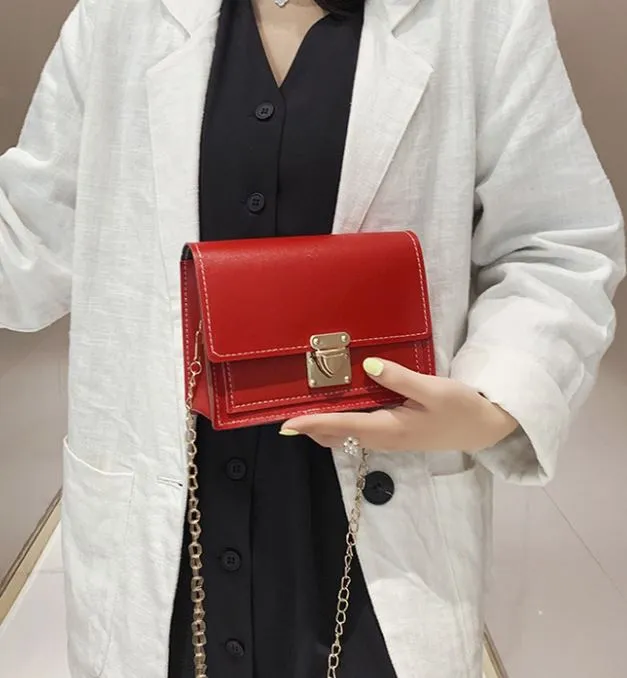PB161 Red Shoulder Bag