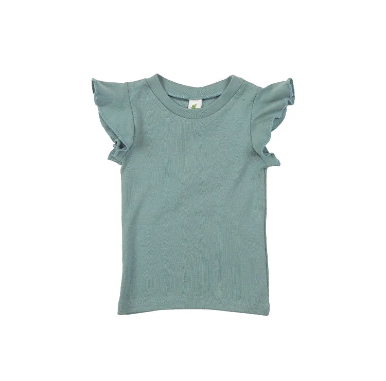 Ruffle Sleeve Tee