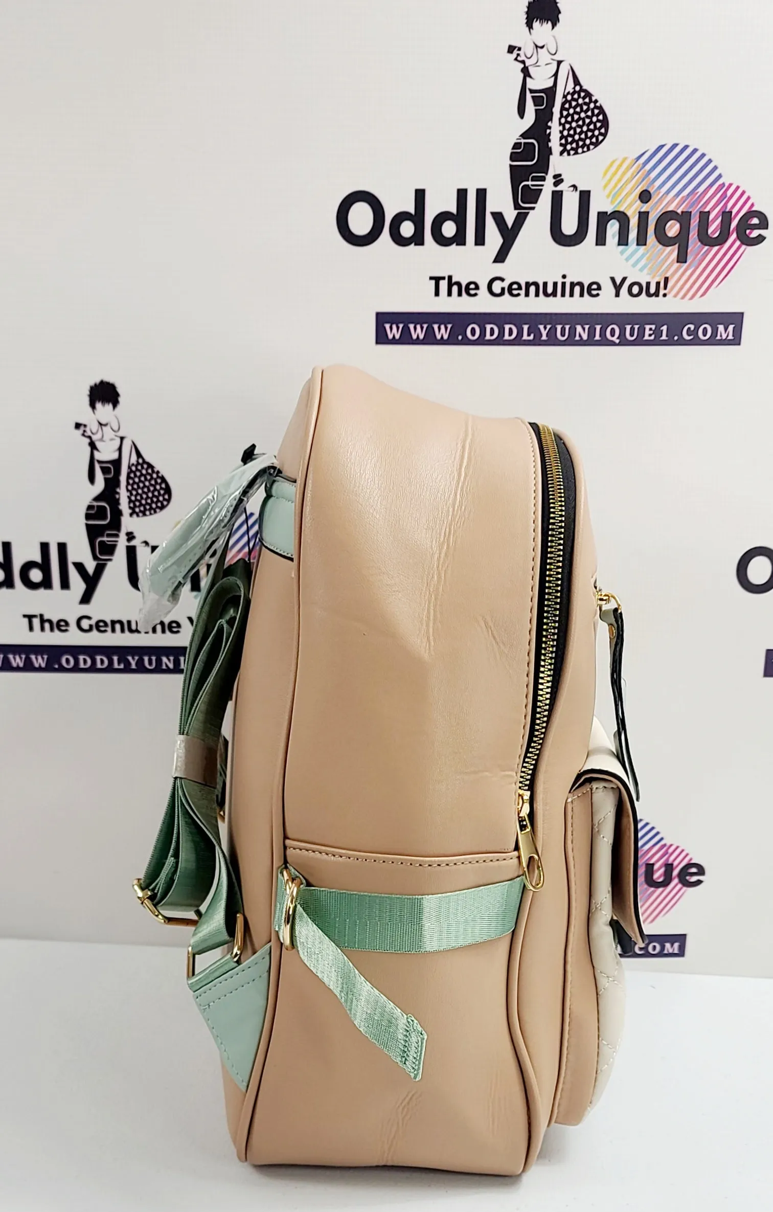 Snap Clip Two Tone Backpacks