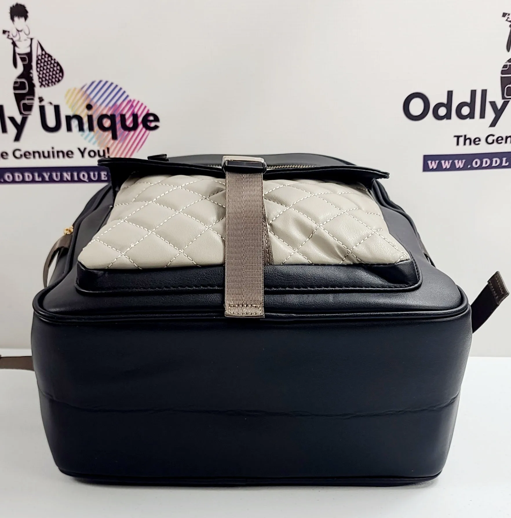 Snap Clip Two Tone Backpacks