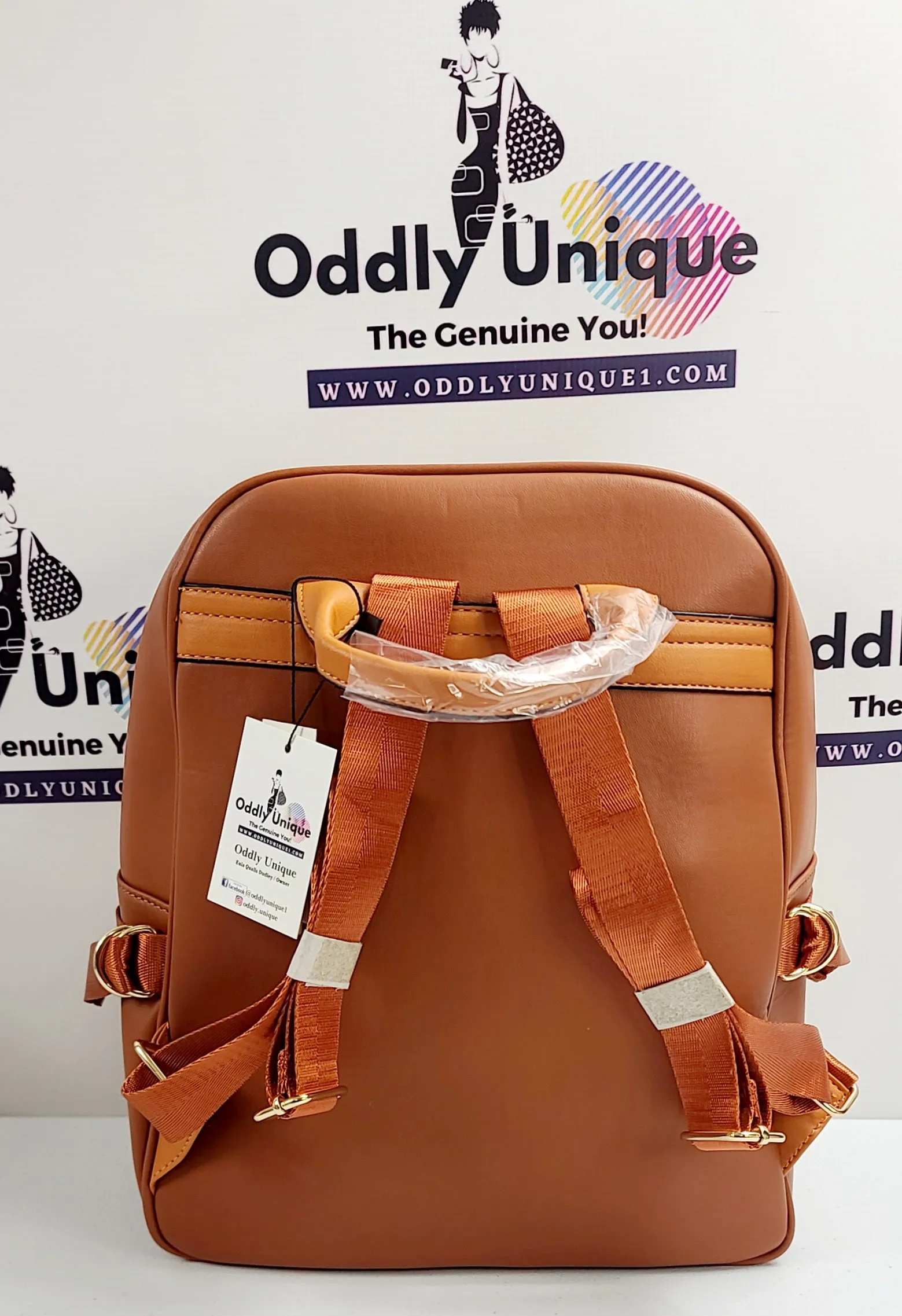 Snap Clip Two Tone Backpacks