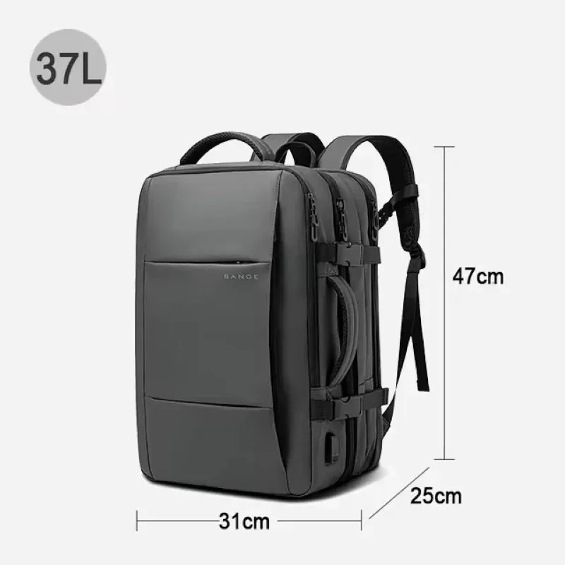 Travel business school expandable USB large capacity 17.3 laptop waterproof backpack
