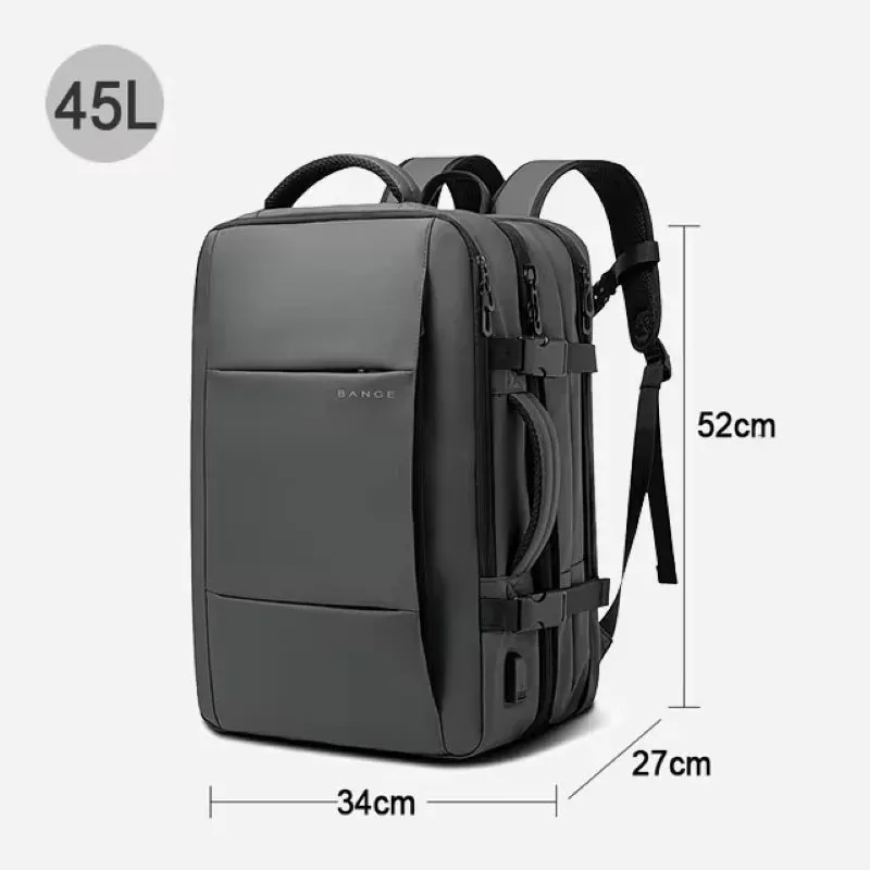 Travel business school expandable USB large capacity 17.3 laptop waterproof backpack