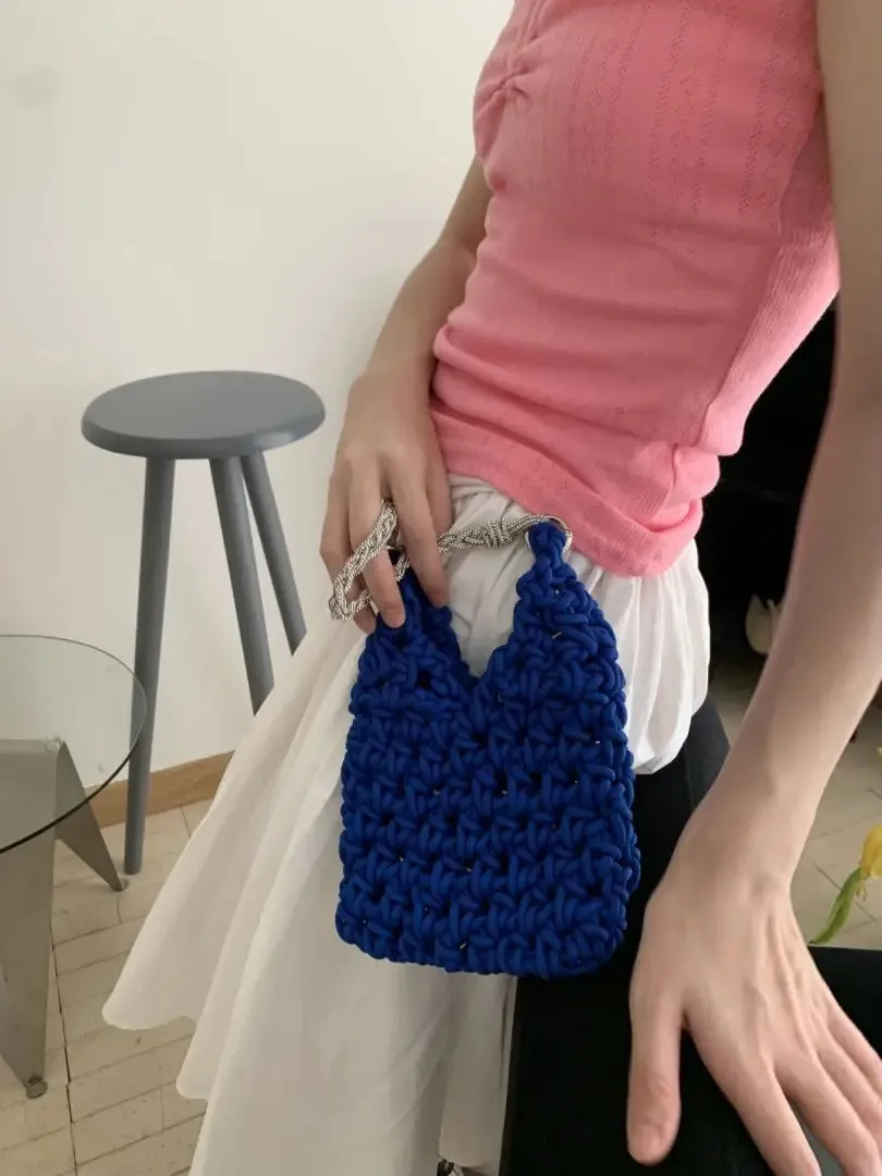 UAKISS  -  Women Summer Messenger Bag Hollow Out Woven Fashion Shoulder Bag Beach Tassel Designer Crossbody Travel Bag bolsa feminina